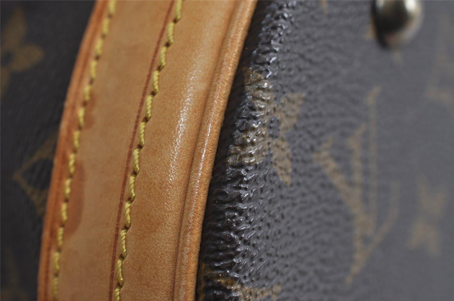 Authentic Louis Vuitton Monogram Bucket GM Shoulder Tote Bag M42236 Junk 5401I