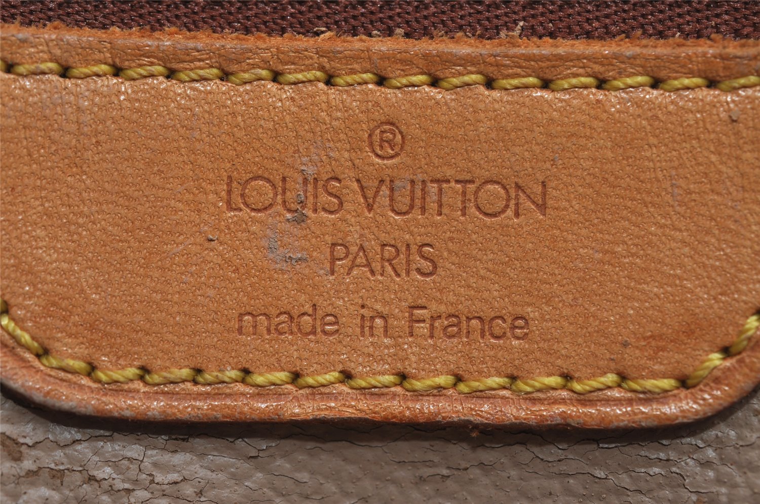 Authentic Louis Vuitton Monogram Bucket GM Shoulder Tote Bag M42236 Junk 5401I