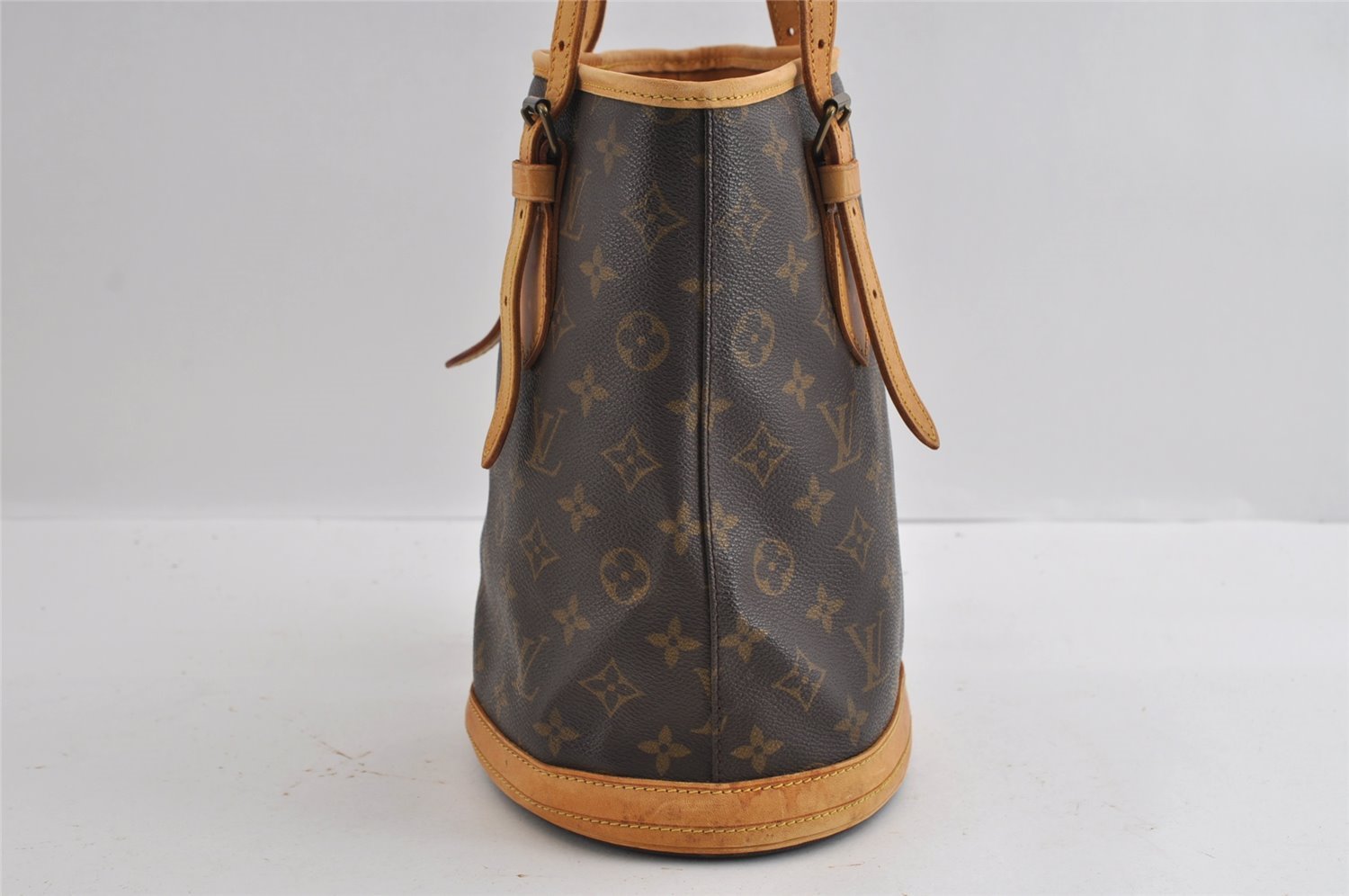 Authentic Louis Vuitton Monogram Bucket PM Shoulder Bag Old Model LV Junk 5402I
