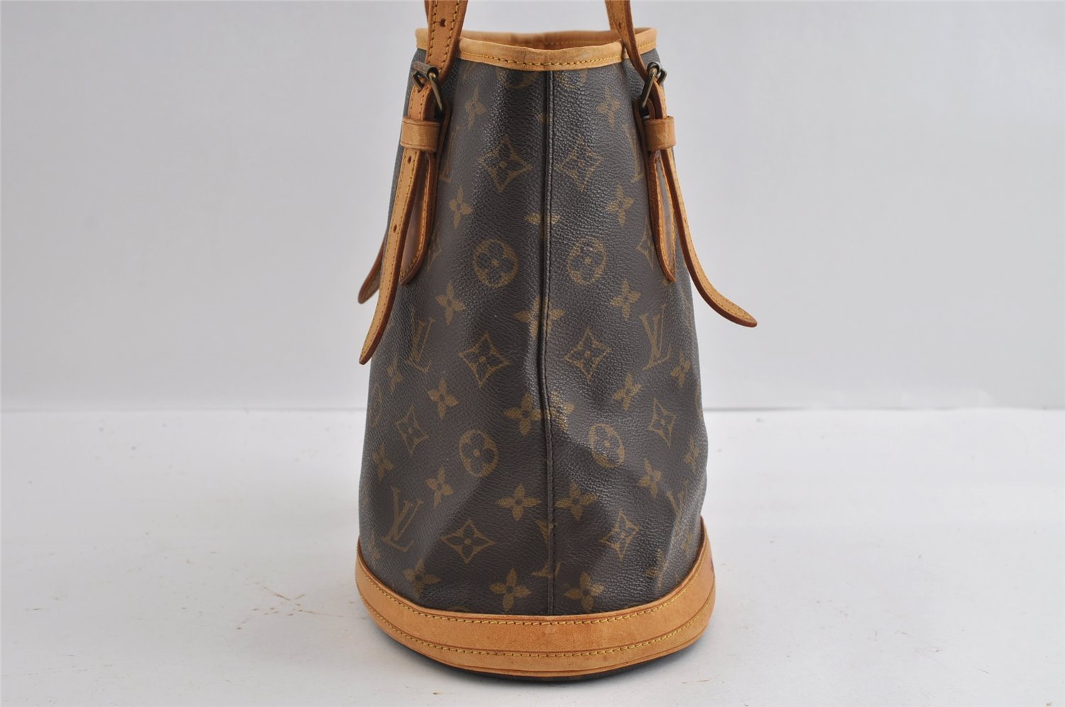 Authentic Louis Vuitton Monogram Bucket PM Shoulder Bag Old Model LV Junk 5402I