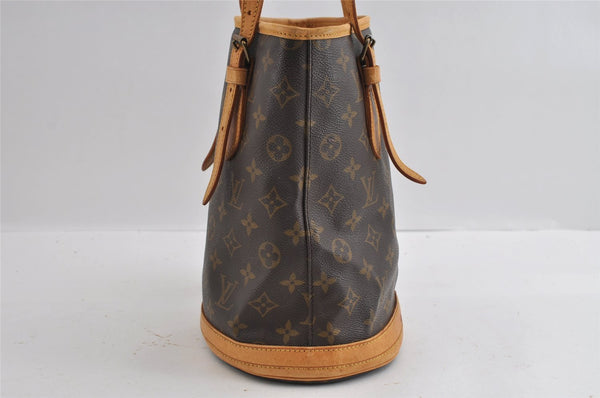 Authentic Louis Vuitton Monogram Bucket PM Shoulder Bag Old Model LV Junk 5402I