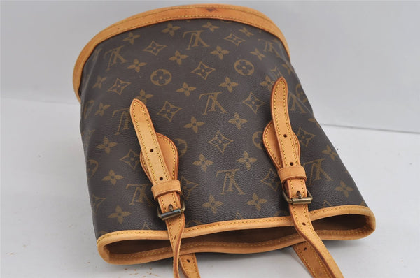 Authentic Louis Vuitton Monogram Bucket PM Shoulder Bag Old Model LV Junk 5402I