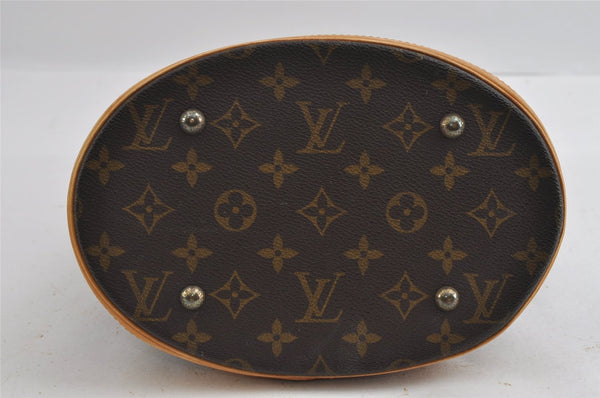 Authentic Louis Vuitton Monogram Bucket PM Shoulder Bag Old Model LV Junk 5402I
