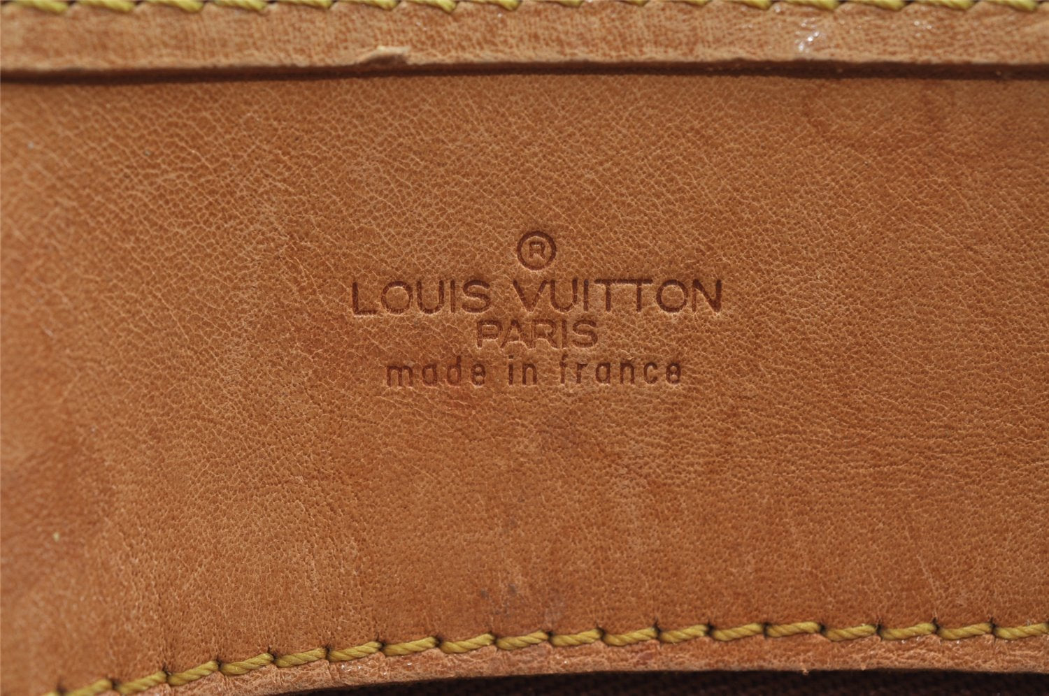 Authentic Louis Vuitton Monogram Bucket PM Shoulder Bag Old Model LV Junk 5402I