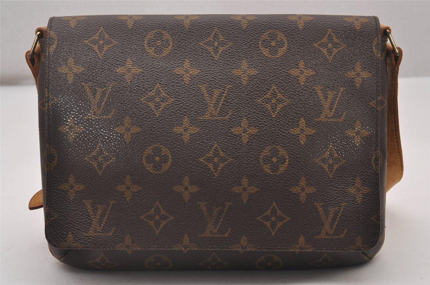 Authentic Louis Vuitton Monogram Musette Tango Shoulder Bag M51257 LV 5403I