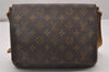 Authentic Louis Vuitton Monogram Musette Tango Shoulder Bag M51257 LV 5403I