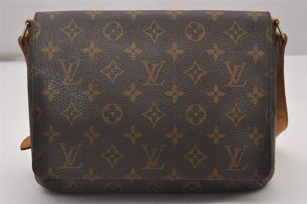 Authentic Louis Vuitton Monogram Musette Tango Shoulder Bag M51257 LV 5403I
