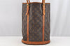 Authentic Louis Vuitton Monogram Bucket GM Shoulder Tote Bag M42236 Junk 5405I