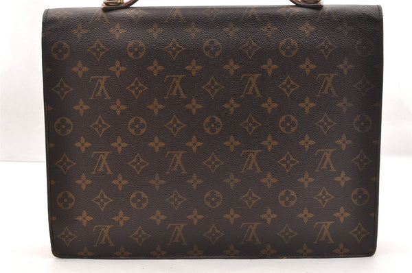 Auth Louis Vuitton Monogram Porte Documents Bandouliere M53338 Briefcase 5408I