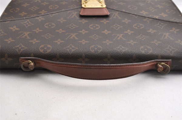 Auth Louis Vuitton Monogram Porte Documents Bandouliere M53338 Briefcase 5408I