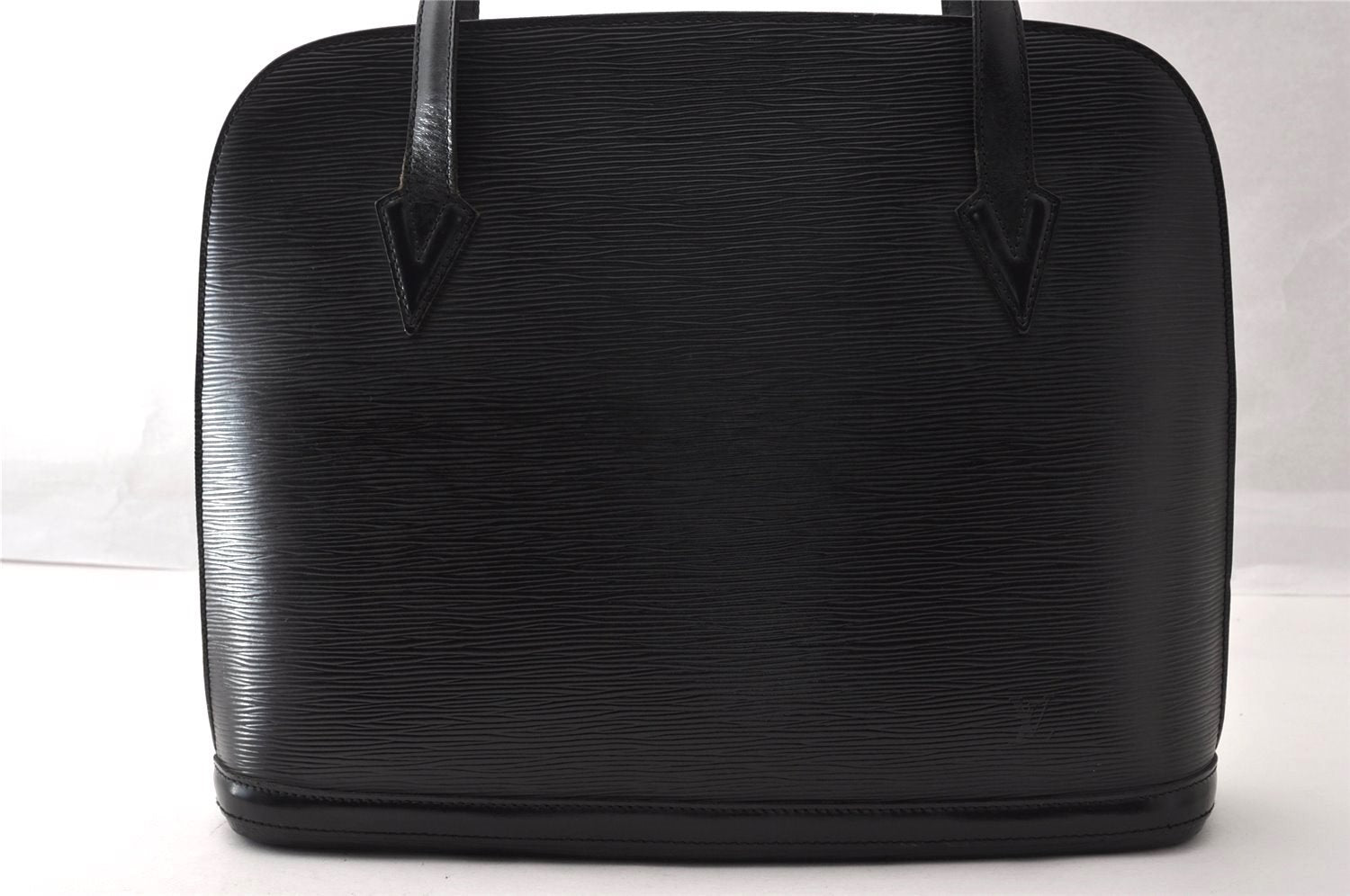 Authentic Louis Vuitton Epi Lussac Shoulder Tote Bag Black M52282 LV 5409I