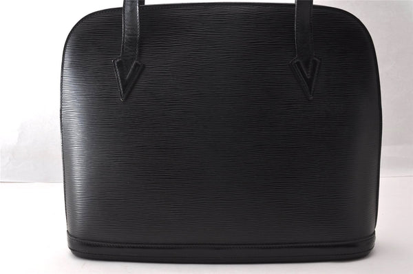 Authentic Louis Vuitton Epi Lussac Shoulder Tote Bag Black M52282 LV 5409I