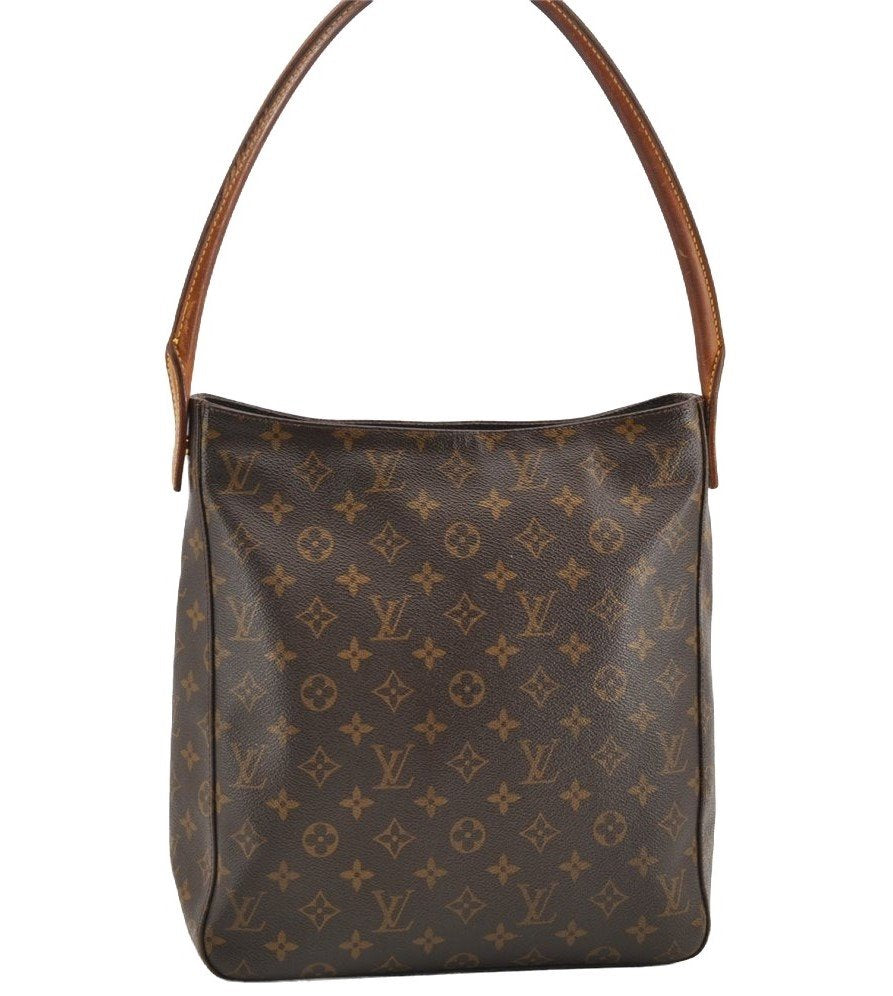 Authentic Louis Vuitton Monogram Looping GM Shoulder Bag M51145 LV 5411I