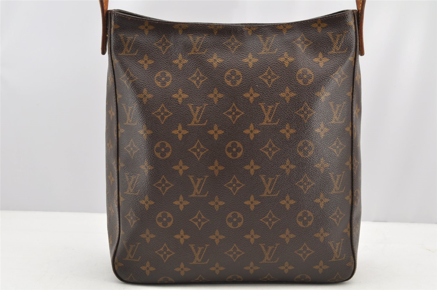Authentic Louis Vuitton Monogram Looping GM Shoulder Bag M51145 LV 5411I