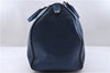 Authentic Louis Vuitton Epi Keepall 45 Boston Travel Bag Blue M42975 LV 5412D