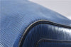 Authentic Louis Vuitton Epi Keepall 45 Boston Travel Bag Blue M42975 LV 5412D