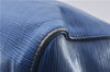 Authentic Louis Vuitton Epi Keepall 45 Boston Travel Bag Blue M42975 LV 5412D