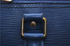 Authentic Louis Vuitton Epi Keepall 45 Boston Travel Bag Blue M42975 LV 5412D