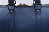 Authentic Louis Vuitton Epi Keepall 45 Boston Travel Bag Blue M42975 LV 5412D