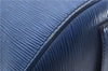 Authentic Louis Vuitton Epi Keepall 45 Boston Travel Bag Blue M42975 LV 5412D