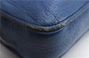 Authentic MIU MIU Leather Hand Pouch Purse 5ARH02 Blue Box 5412E