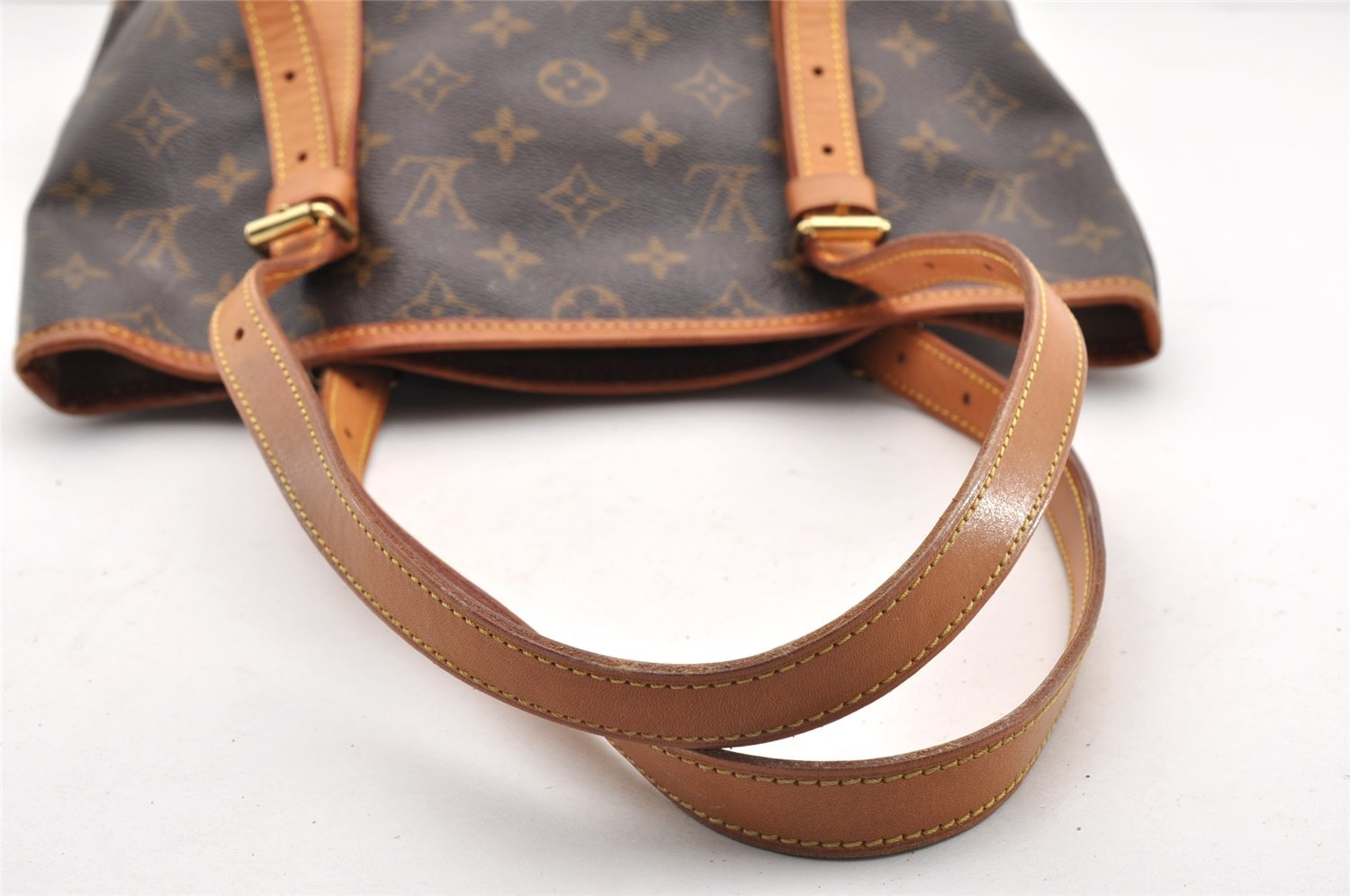 Authentic Louis Vuitton Monogram Bucket GM Shoulder Tote Bag M42236 Junk 5412I