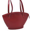 Auth Louis Vuitton Epi Saint Jacques Poignier Long Shoulder Bag M52337 Red 5413D