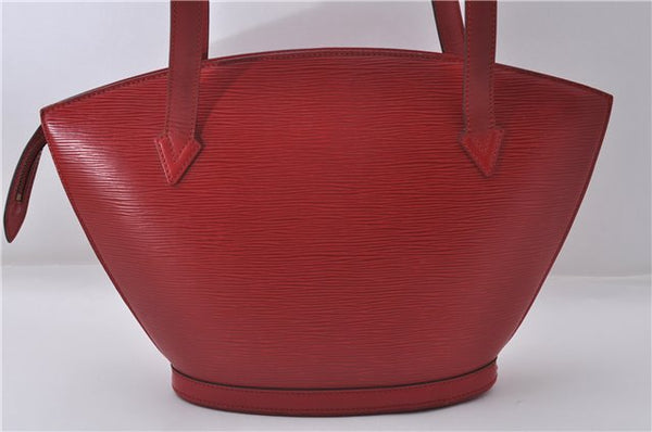 Auth Louis Vuitton Epi Saint Jacques Poignier Long Shoulder Bag M52337 Red 5413D