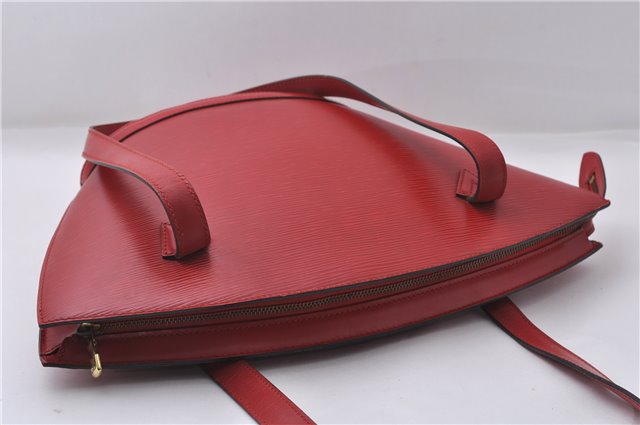 Auth Louis Vuitton Epi Saint Jacques Poignier Long Shoulder Bag M52337 Red 5413D