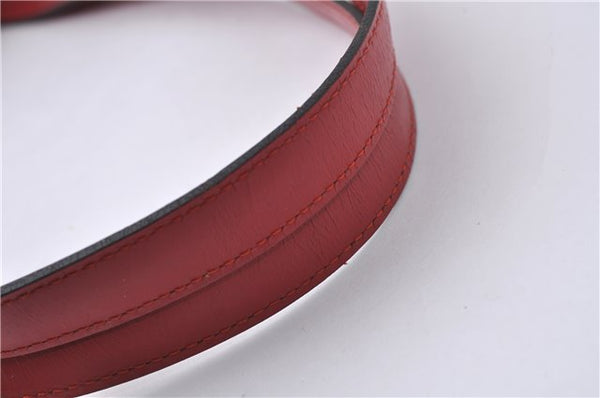 Auth Louis Vuitton Epi Saint Jacques Poignier Long Shoulder Bag M52337 Red 5413D