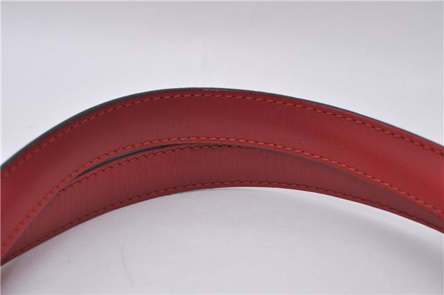 Auth Louis Vuitton Epi Saint Jacques Poignier Long Shoulder Bag M52337 Red 5413D