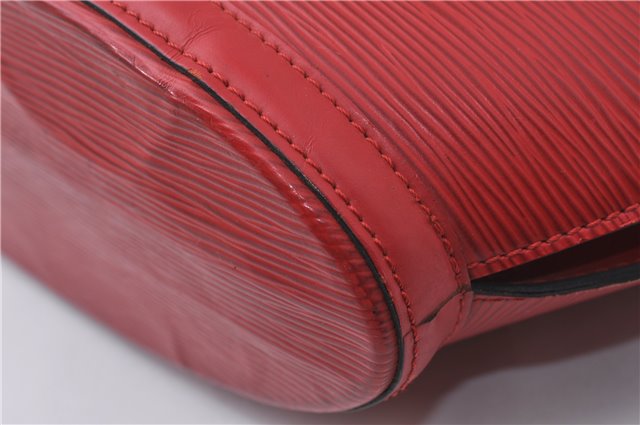 Auth Louis Vuitton Epi Saint Jacques Poignier Long Shoulder Bag M52337 Red 5413D