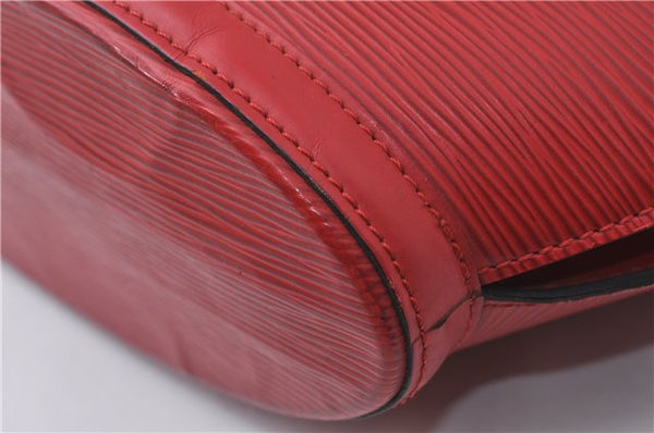 Auth Louis Vuitton Epi Saint Jacques Poignier Long Shoulder Bag M52337 Red 5413D