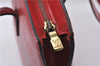 Auth Louis Vuitton Epi Saint Jacques Poignier Long Shoulder Bag M52337 Red 5413D