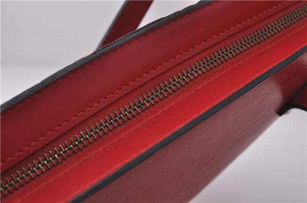 Auth Louis Vuitton Epi Saint Jacques Poignier Long Shoulder Bag M52337 Red 5413D