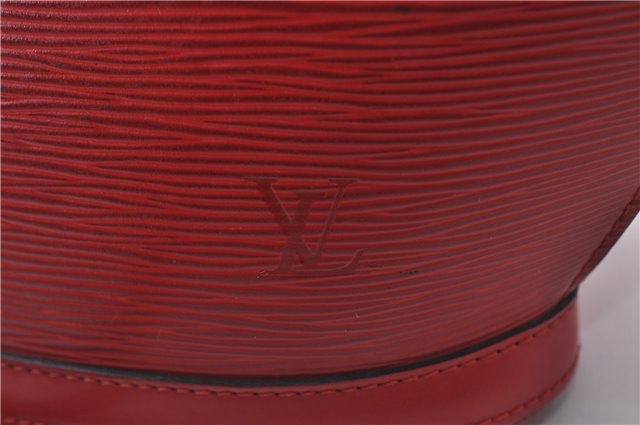 Auth Louis Vuitton Epi Saint Jacques Poignier Long Shoulder Bag M52337 Red 5413D