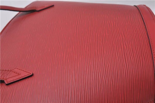 Auth Louis Vuitton Epi Saint Jacques Poignier Long Shoulder Bag M52337 Red 5413D