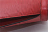 Auth Louis Vuitton Epi Saint Jacques Poignier Long Shoulder Bag M52337 Red 5413D