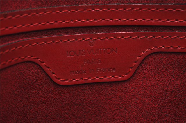 Auth Louis Vuitton Epi Saint Jacques Poignier Long Shoulder Bag M52337 Red 5413D