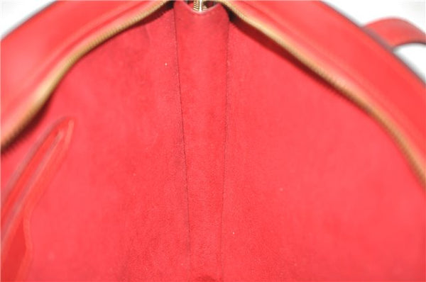 Auth Louis Vuitton Epi Saint Jacques Poignier Long Shoulder Bag M52337 Red 5413D
