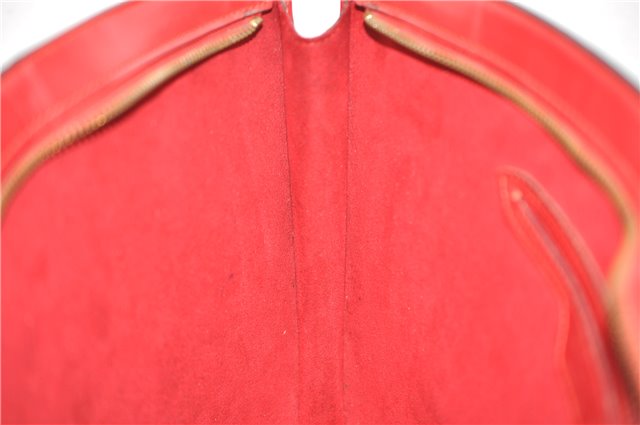 Auth Louis Vuitton Epi Saint Jacques Poignier Long Shoulder Bag M52337 Red 5413D