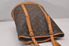 Authentic Louis Vuitton Monogram Bucket GM Shoulder Tote Bag M42236 Junk 5413I