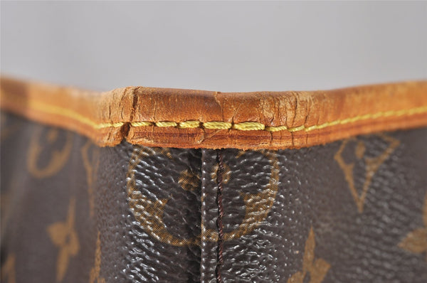 Authentic Louis Vuitton Monogram Bucket GM Shoulder Tote Bag M42236 Junk 5413I