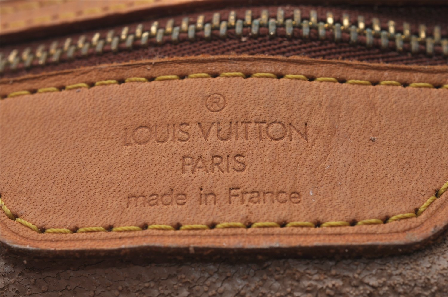 Authentic Louis Vuitton Monogram Bucket GM Shoulder Tote Bag M42236 Junk 5413I