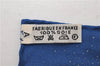 Authentic HERMES Carre 90 Scarf "FEUX D'ARTIFICE" Silk Blue 5414D