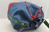 Auth Louis Vuitton Epi Noe Tricolor Red Blue Green M44084 Drawstring Bag 5414I