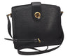 Authentic Louis Vuitton Epi Capucines Shoulder Cross Bag Black M52342 LV 5415I