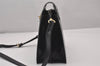 Authentic Louis Vuitton Epi Capucines Shoulder Cross Bag Black M52342 LV 5415I