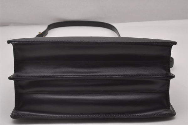 Authentic Louis Vuitton Epi Capucines Shoulder Cross Bag Black M52342 LV 5415I