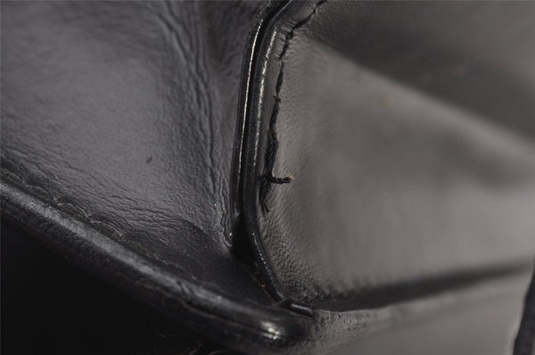 Authentic Louis Vuitton Epi Capucines Shoulder Cross Bag Black M52342 LV 5415I